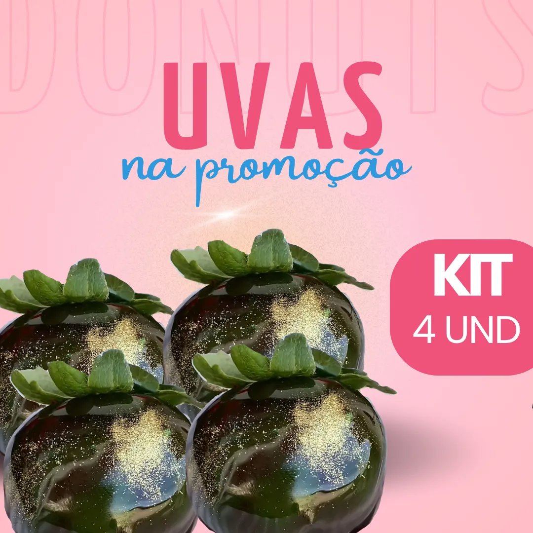 Kit 4 uvas do amor